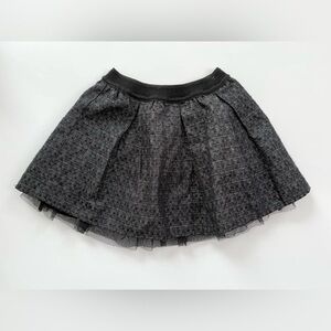 Joe Fresh Black Pleated Sparkly Kids Tutu Skirt